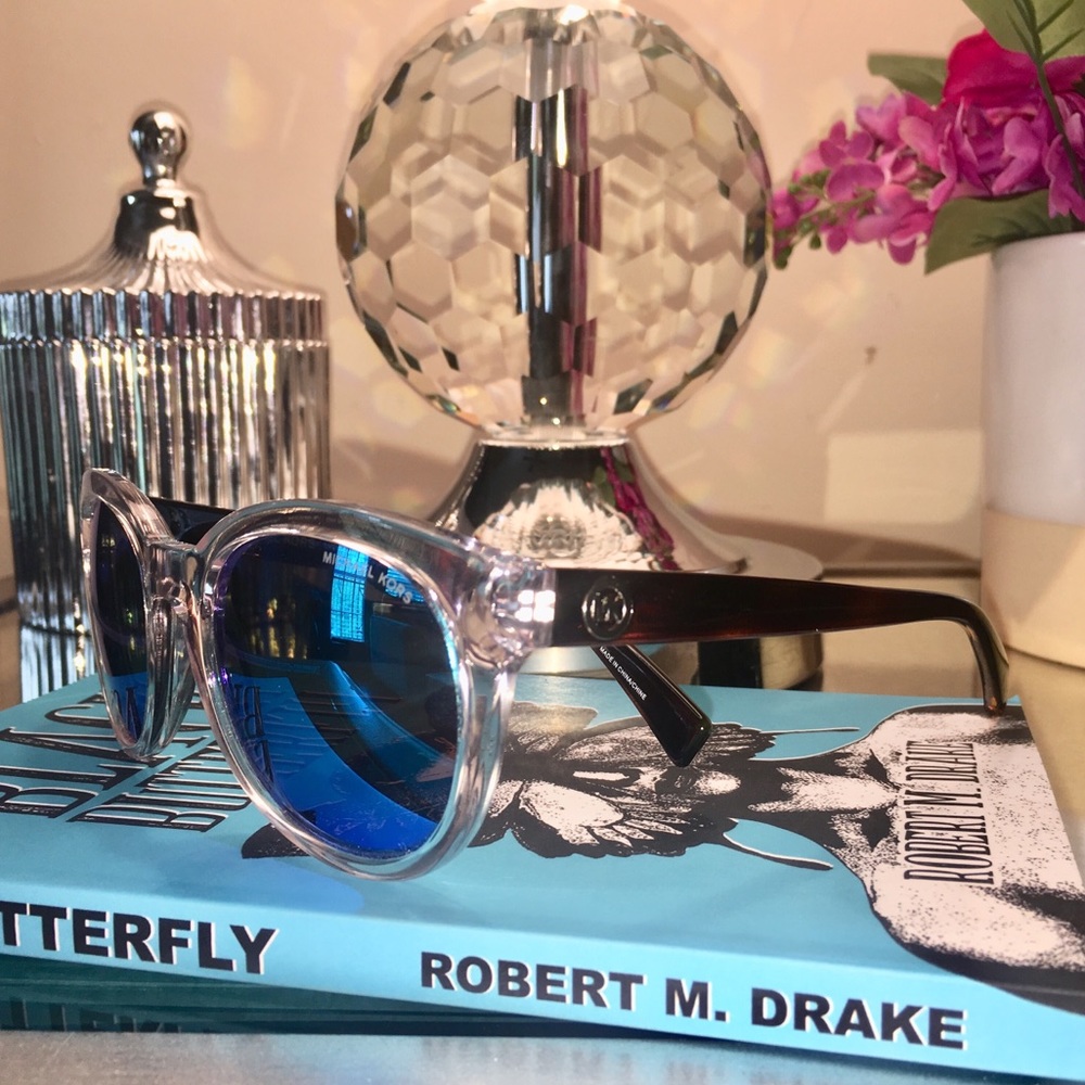 Micheal Kors Blue Mirror Sunglasses